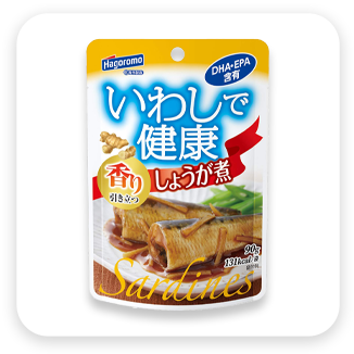 いわしで健康しょうが煮　パッケージパウチ
